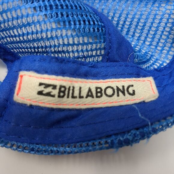 Billabong Australia Snapback Trucker Hat Blue OSFA Adjustable Mesh Back 6 Panel - Picture 9 of 9